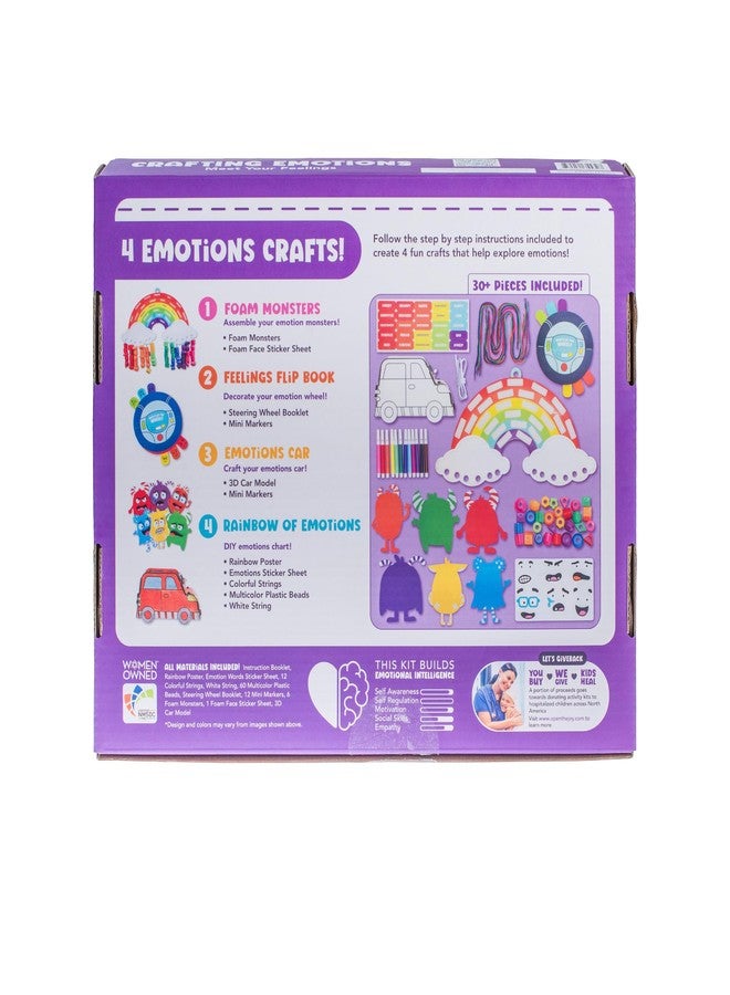 Open The Joy Crafting Your Emotions - DIY Emotional Awareness & Mindfulness Craft Kit for Kids - Creative Arts & Sensory Play for Emotional Regulation & Self-Expression - Ages 4 and Up - Image 2